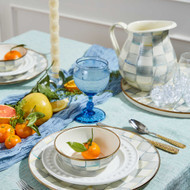 MacKenzie-Childs Sterling Check Pitcher