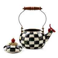 MacKenzie-Childs Courtly Check Whistling Tea Kettle