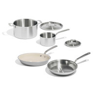 Made In Stainless Clad 6-Piece Cookware Set