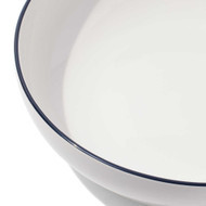 Made In Serving Bowl With Navy Rim