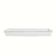 Made In Rectangular Baking Slab With Navy Rim