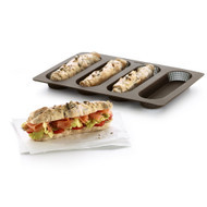 Lékué Perforated Mini Baguette Pan
