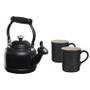 Le Creuset Demi Kettle and Mugs Set in Licorice