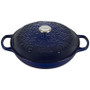 Le Creuset Olive Branch Collection Braiser in Indigo