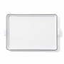 Made In Rectangular Baking Slab With Navy Rim
