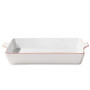 Made In Rectangular Baking Dish With Red Rim