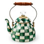 MacKenzie-Childs Emerald Check 2-Quart Tea Kettle