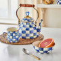 MacKenzie-Childs Royal Check 2-Quart Tea Kettle