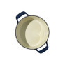 Made In Enameled Cast Iron Round Dutch Oven in Blue