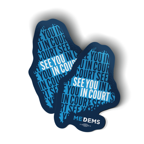 See You In Court (3.5" x 5" Vinyl Sticker -- Pack of Two!) See You In Court (3.5" x 5" Vinyl Sticker -- Pack of Two!)