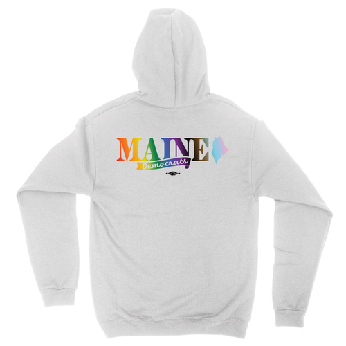 Pride Logo (White Pullover Hoodie)