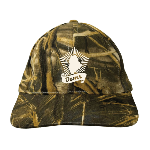 Maine Logo Icon (Camo Baseball Cap)