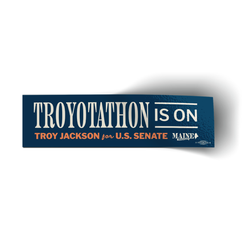 Troyotathon (11" x 3" Vinyl Sticker)