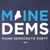 Maine Democratic Party Official Logo (Fitted Navy Tee)