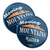 Moving Mountains On Navy (2.25" Pin-Back Button -- Pack Of Two!)