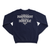 Fiercely Independent Proudly Democrat (Navy Crewneck Sweater)