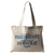 Fiercely Independent Proudly Democrat (Natural Canvas Tote)