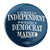 Fiercely Independent On Navy (2.25" Pin-Back Button -- Pack Of Two!)