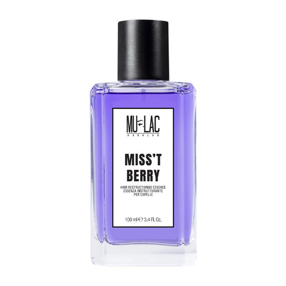 Mulac Cosmetics MISS'T BERRY Essenza Ristrutturante per Capelli 100ml 