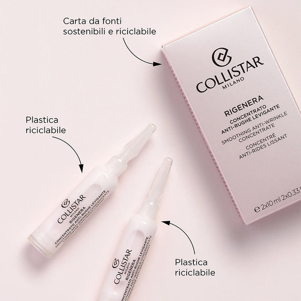 Collistar Rigenera - Concentrato Antirughe Levigante 2x10ml 