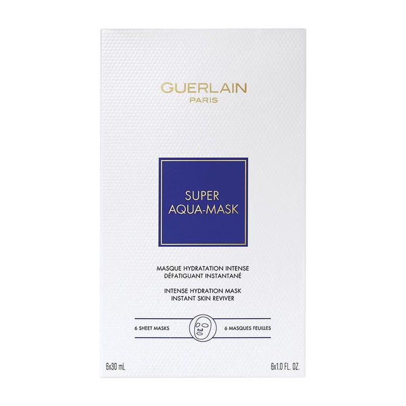 GUERLAIN SUPER AQUA-MASK 6枚入り SUPER AQUA-MASK ⋅ INTENSE HYDRATION MASK ⋅ GUERLAIN