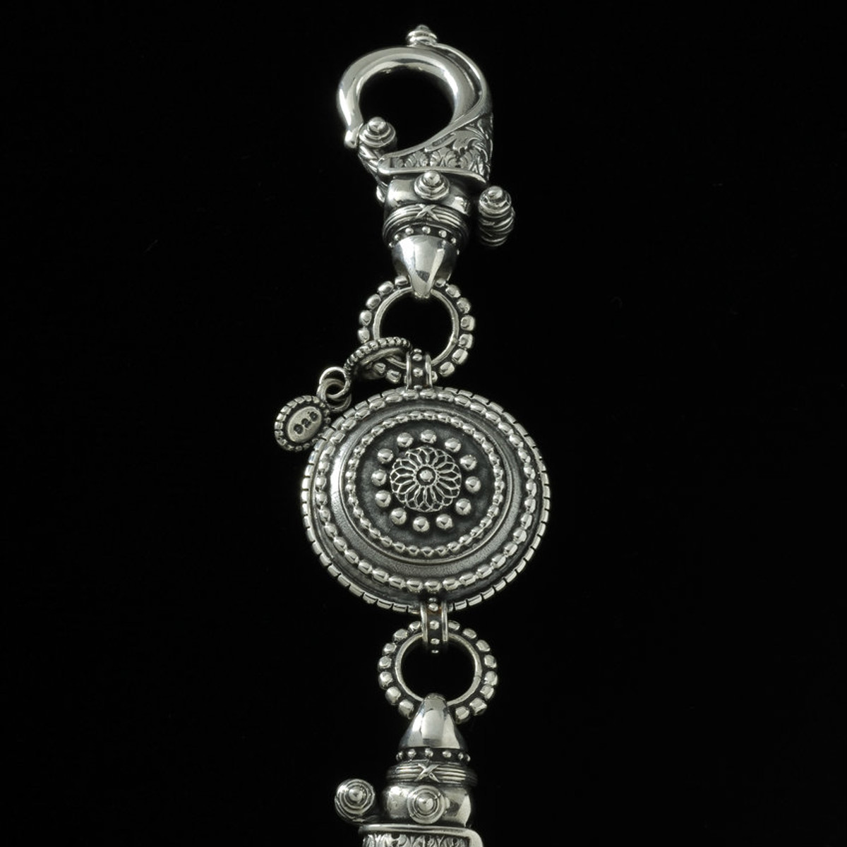 Key Chain in Silver handmade by Bowman Originals, USA