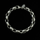 Poseidon Bracelet, handmade Sterling Silver links by Bowman Originals, Sarasota, 941-302-9594