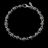 Alexander IV Bracelet, Silver Silver, handmade links | Bowman Originals Jewelry, Sarasota, 941-302-9594