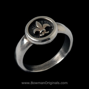 Fleur de Lis Ring | Sterling Silver |  Handmade Fleur de Lis Ring | Sterling Silver |  Handmade