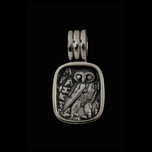 Owl pendant in Sterling Silver by BowmanOriginals.com, Sarasota, v/t 941-302-9594. Owl pendant in Sterling Silver by BowmanOriginals.com, Sarasota, v/t 941-302-9594.