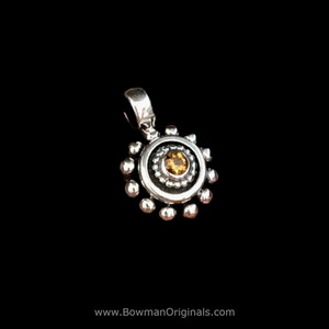 Sterling Silver and 18k Gold Pendant hasndmade by Bowman Originals, Sarasota, Florida. Sterling Silver and 18k Gold Pendant hasndmade by Bowman Originals, Sarasota, Florida.