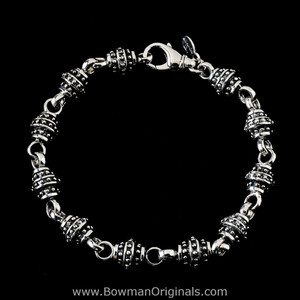 Jupiter Chain Link Bracelet in Sterling Silver by Bowman Originals, handmade in Sarasota, Florida, USA
Jupiter Chain Link Bracelet in Sterling Silver by Bowman Originals, handmade in Sarasota, Florida, USA