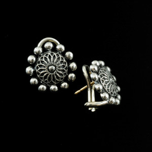 These Sterling Silver Sundial Button Earrings are perfect for everyday wear adding adding a textured yet refined look to any outfit. Handmade in the USA. 100% Guarantee.Call or text 941-302-9594. www.BowmanOriginals.com These Sterling Silver Sundial Button Earrings are perfect for everyday wear adding adding a textured yet refined look to any outfit. Handmade in the USA. 100% Guarantee.Call or text 941-302-9594. www.BowmanOriginals.com