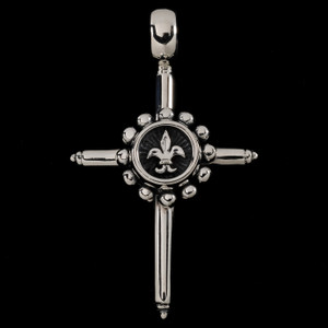 This Sterling Silver Beaded Fleur de Lis Cross is the perfect symbol of purity and faith. Handmade in the USA. www.BowmanOriginals.com. Call or text 941-302-9594.
This Sterling Silver Beaded Fleur de Lis Cross is the perfect symbol of purity and faith. Handmade in the USA. www.BowmanOriginals.com. Call or text 941-302-9594.