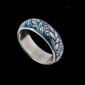Bring peace in your life with this Teal Enamel Laurel Leaf Ring Band Handmade in Sterling Silver. 100% Guarantee. USA. Call or text 941-302-9504. www.BowmanOriginals.com Bring peace in your life with this Teal Enamel Laurel Leaf Ring Band Handmade in Sterling Silver. 100% Guarantee. USA. Call or text 941-302-9504. www.BowmanOriginals.com