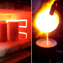 Pouring Precious Metal Pouring Precious Metal