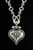 The simple yet sophisticated design of this 18K Gold and Sterling Silver Blue Topaz Beaded Heart Necklace offers a refined, feminine touch to any outfit. Handmade in the USA. 100% Guarantee. Call or text 941-302-9594. www.BowmanOriginals.com