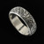 The contemporary  design of this Sterling Silver Laurel Leaf Ring Band, symbolizing victory and achievement, is beautifully rendered with delicate detailing. Handmade in the USA. 100% Guarantee. Call or text 941-302-9594. www.BowmanOriginals.com