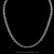Sterling Silver Ribbed Link Layering Neck Chain, 1/4 inch wide, handcrafted by Bowman Originals, front view