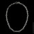 Sterling Silver Thor Chain Link Necklace by Bowman Originals with 3/8-inch handmade links, full view