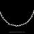 Greek Vase Chain Link Layering Necklace. Handmade Sterling Silver. 1/4 inch wide links. By Bowman Originals, detail view. 
