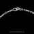 Greek Vase Chain Link Layering Necklace. Handmade Sterling Silver. 1/4 inch wide links. By Bowman Originals, clasp view. 
