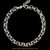 Leaf Chain Link Stackable Bracelet in sterling silver, handcrafted by Ned Bowman in Sarasota, Florida.
 Leaf Chain Link Stackable Bracelet in sterling silver, handcrafted by Ned Bowman in Sarasota, Florida.