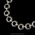 Sterling Silver Chain Link Stackable Rowan Bracelet, 3/8 inch (10mm) wide, Handmade by Bowman Originals, detail view