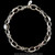 Key to My Heart Chain Link Stackable Bracelet in sterling silver by Bowman Originals, handmade in Sarasota, FL

