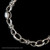 Key to My Heart Chain Link Bracelet in Sterling Silver by Bowman Originals, handmade in Sarasota, FL, detail view
