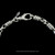 Sterling Silver Chain Link Stacking Equinox Bracelet, 1/4 inch (6.5mm) wide, Handmade by Bowman Originals, Sarasota, Florida, clasp view
