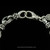 Sundial Chain Link Bracelet handmade in sterling silver with 10mm wide links by  Bowman Originals, Sarasota, FL., clasp view