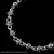 Sterling Silver Chain Link Stackable Pegasus Bracelet, 5/16 inch (7.5mm) wide, Handmade by Bowman Originals, detail view