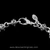 Sterling Silver Chain Link Stackable Pegasus Bracelet, 5/16 inch (7.5mm) wide, Handmade by Bowman Originals, clasp view